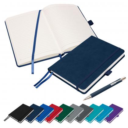 Moretti A5 Luxury Notebook & Pen Set in Navy Moretti A5 Luxury Notebook & Pen Set in Navy