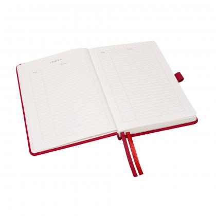 Moretti A5 Luxury Notebook in Red