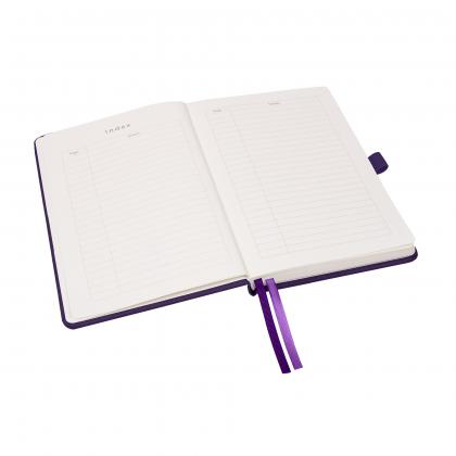 Moretti A5 Luxury Notebook in Purple