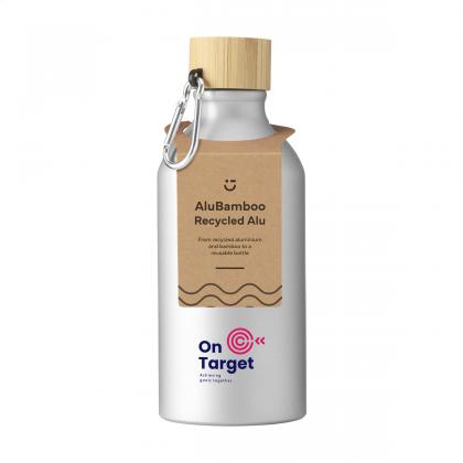 AluBamboo GRS Recycled Alu 500 ml water bottle