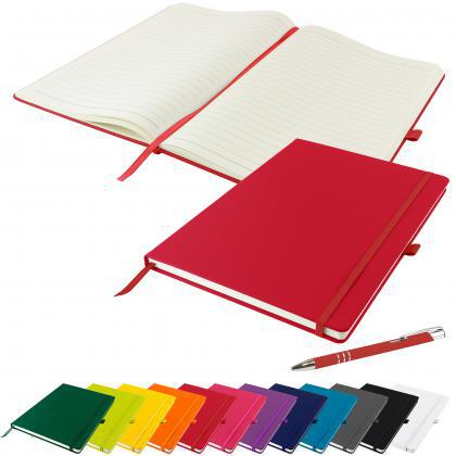 Dunn A4 Notebook and Pen Set in Red