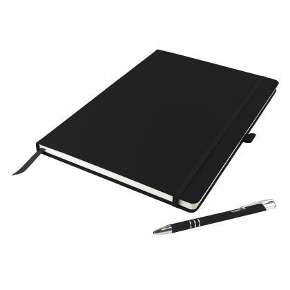Dunn A4 Notebook and Pen Set in Black