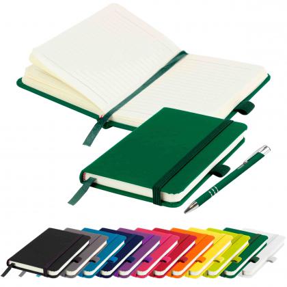 Moriarty A6 Notebook and Pen Set in Green