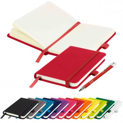 Moriarty A6 Notebook and Pen Set in Red