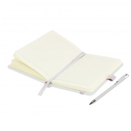 Moriarty A6 Notebook and Pen Set in White