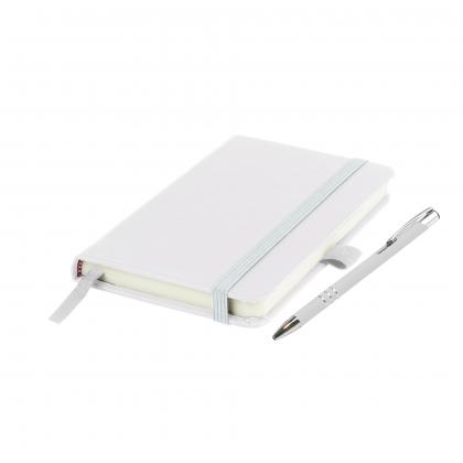 Moriarty A6 Notebook and Pen Set in White