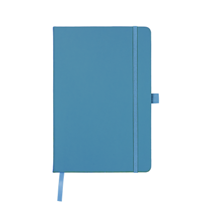 Watson A5 Budget Lined Soft Touch PU Notebooks in Teal
