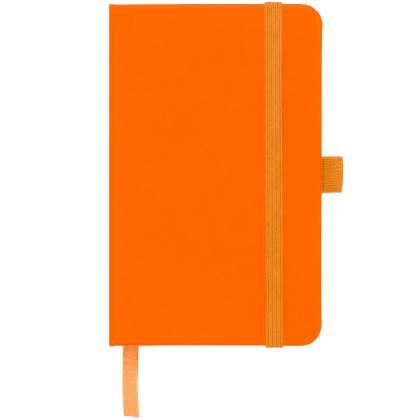 Moriarty A6 Lined Soft Touch PU Notebook in Orange