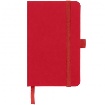 Moriarty A6 Lined Soft Touch PU Notebook in Red