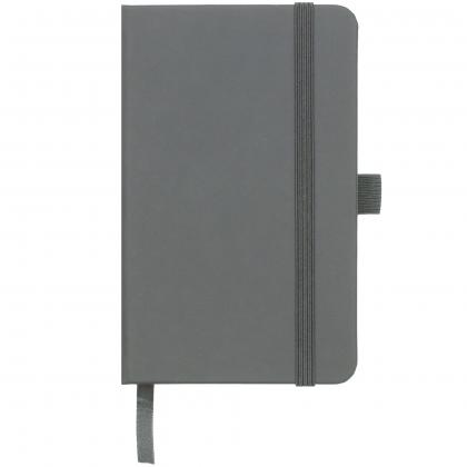 Moriarty A6 Lined Soft Touch PU Notebook in Grey