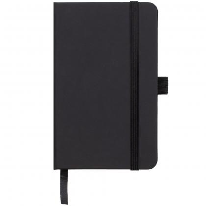Moriarty A6 Lined Soft Touch PU Notebook in Black
