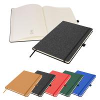 A4 Certified Sustainably Sourced  Envirobook in Charcoal