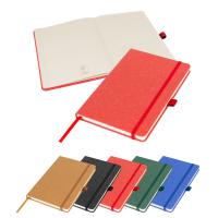 A5 Certified Sustainably Sourced Envirobook in Red