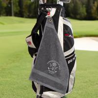 Aztex Eyelet and Chain Cotton Golf Towel