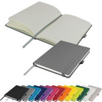 Dimes A5 Lined Soft Touch PU Notebook in Grey