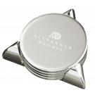 Stafford Silver Metal Coaster Set
