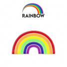 Rainbow Soft Enamelled Pin Badges-25mm