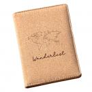 Branded Natural Cork Passport Cover
