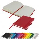 Dimes A5 Lined Soft Touch PU Notebook in Red