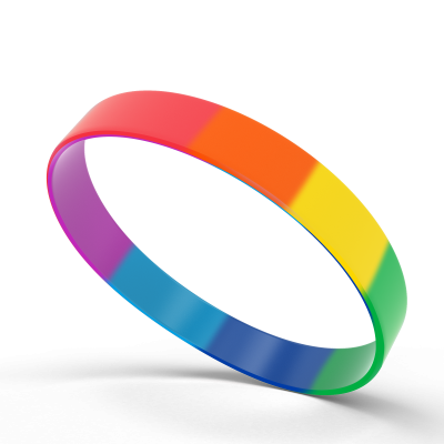 Rainbow Silicon Wristbands