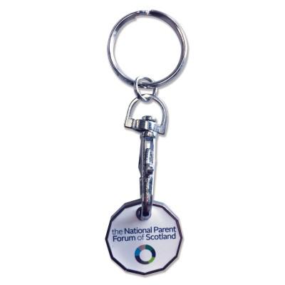 Trolley Coin Keyring - Printed