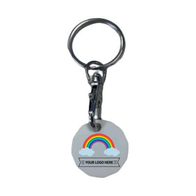 Rainbow Plastic Trolley Coin