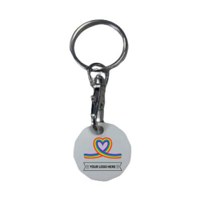 Rainbow Plastic Trolley Coin