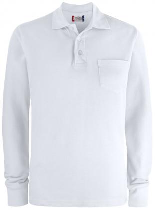 Clique Basic Polo L/S Pocket