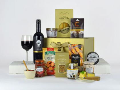 Luxury Red Wine & Cheese Hamper