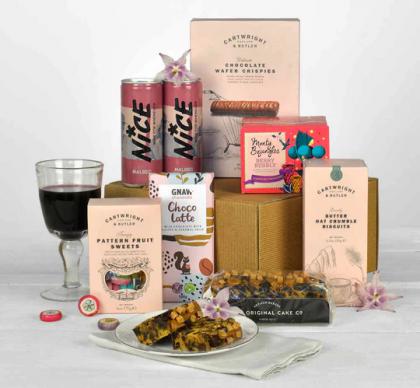 Sustainable Wine and Sweet Treats Gift Box
