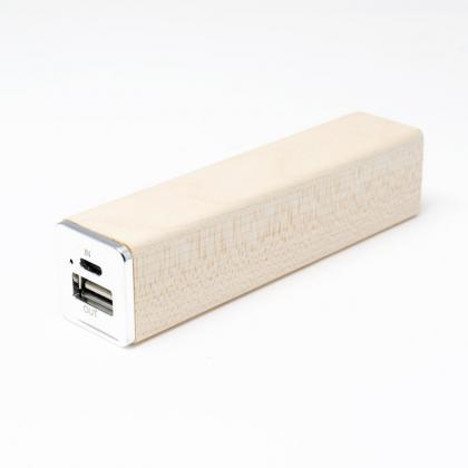 Power Bank Wood Tube