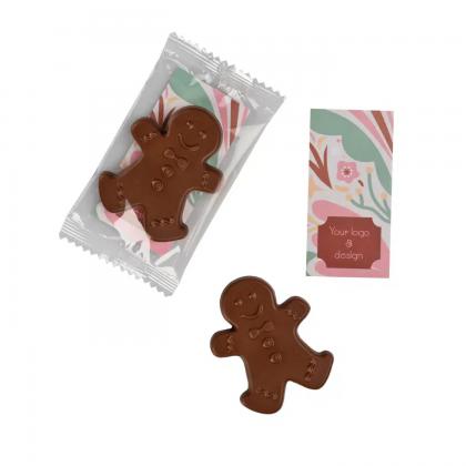 ADVERT CARD &ndash; CHOCOLATE GINGERBREAD MAN