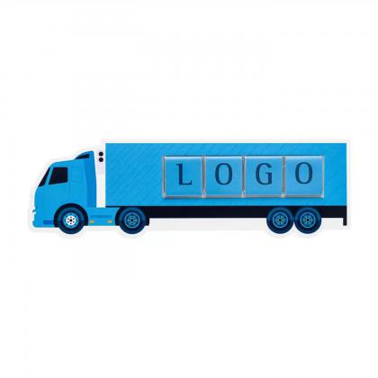 SET OF SQUARE CHOCOLATES IN A SHAPE ENVELOPE &ndash; TRUCK