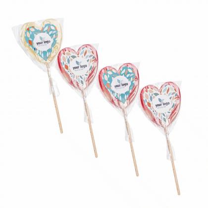 FRUIT LOLLIPOP LOGO POP HEART