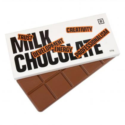CHOCOLATE BAR IN AN ENVELOPE 100 G