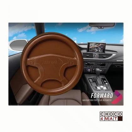 BESPOKE CHOCOLATE CHOCO4MAT STEERING WHEEL
