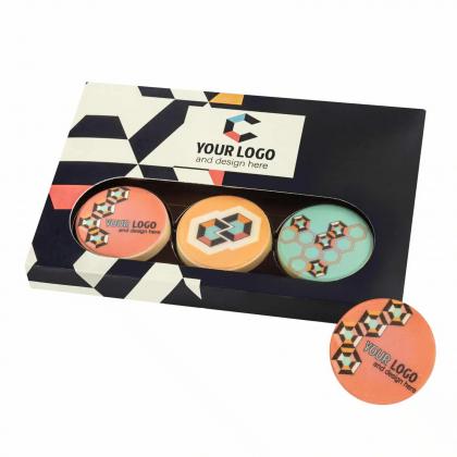 SET OF CHOCOLATE MEDALS CHOCO CIRCLE PRINT 6 PCS SET OF CHOCOLATE MEDALS CHOCO CIRCLE PRINT 6 PCS