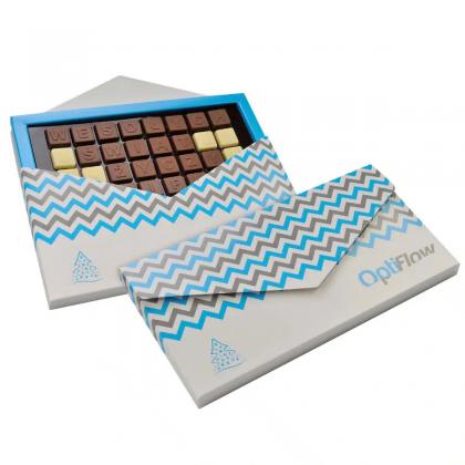CHOCO TEXT 4 LINES IN ENVELOPE / 4 LINES IN ENVELOPE SEPARATE