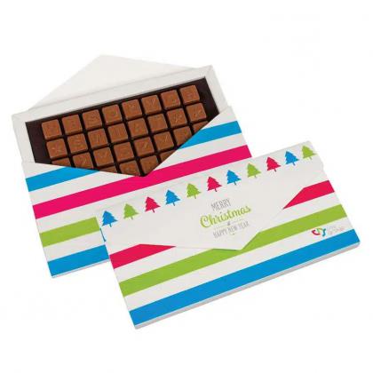 CHOCO TEXT 4 LINES IN ENVELOPE / 4 LINES IN ENVELOPE SEPARATE