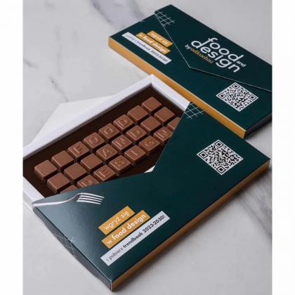 CHOCO TEXT 3 LINES IN ENVELOPE / 3 LINES IN ENVELOPE SEPARATE