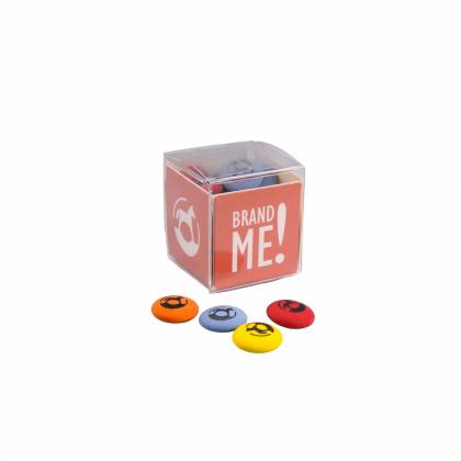 CHOCOLATE LENTILS WITH PRINT BRAND ME! CUBE