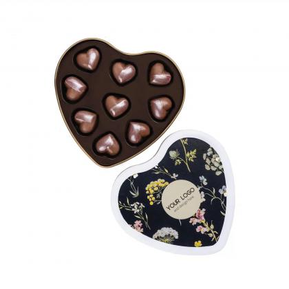 VELVET HEARTS TIN PRALINES