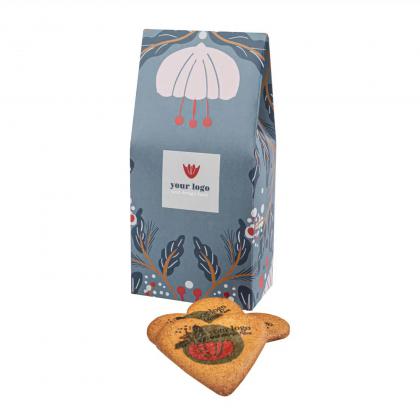 ADVERTISING COOKIES LOGO COOKIE HEART BAG