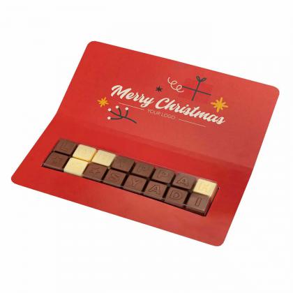 SET OF CHOCOLATES CHOCO TEXT 2 LINES