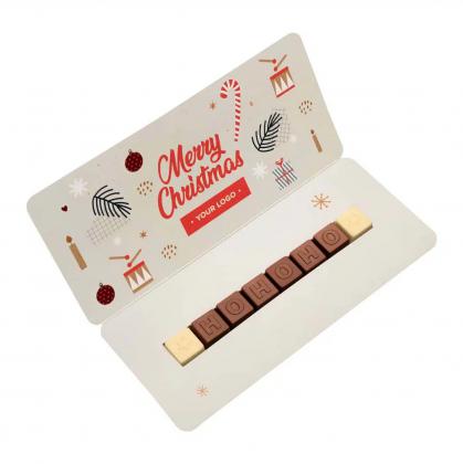 SET OF CHOCOLATES CHOCO TEXT 1 LINE