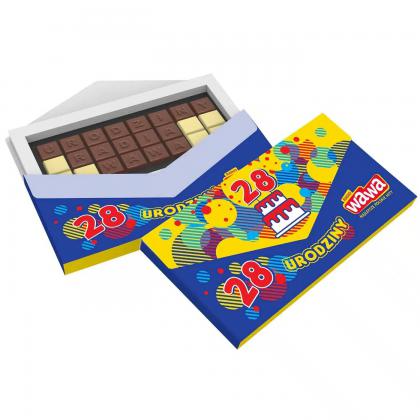 CHOCO TEXT 3 LINES IN ENVELOPE/3 LINES IN ENVELOPE SEPARATE