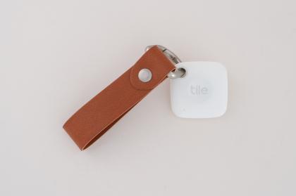Tile Mate + Vegan Leather Key Fob