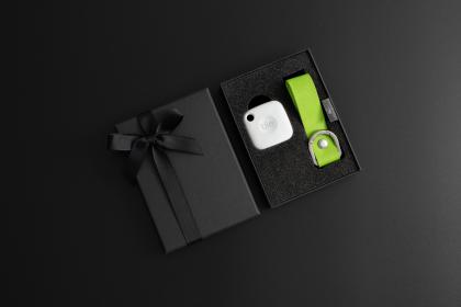 Tile Mate + Vegan Leather Key Fob