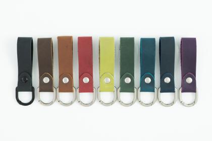 Tile Pro + Full Grain Leather Key Fob