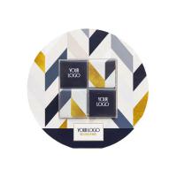 SET OF SQUARE CHOCOLATES IN A SHAPE ENVELOPE – CIRCLE